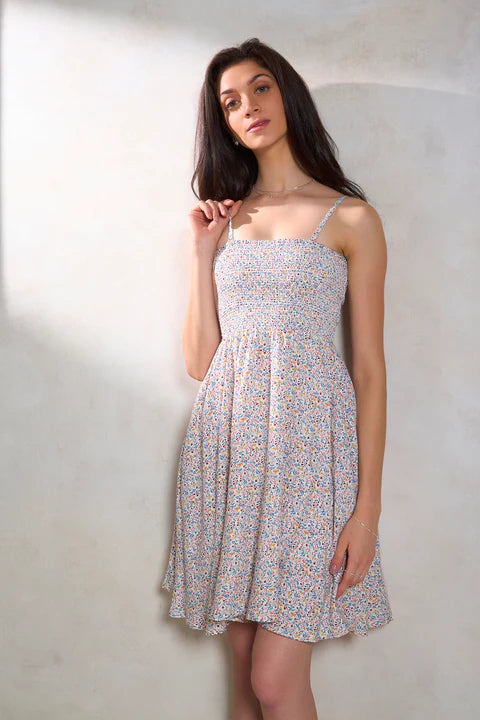 Glamoraa Arwa Smocked latest mumbai trend Floral Dress