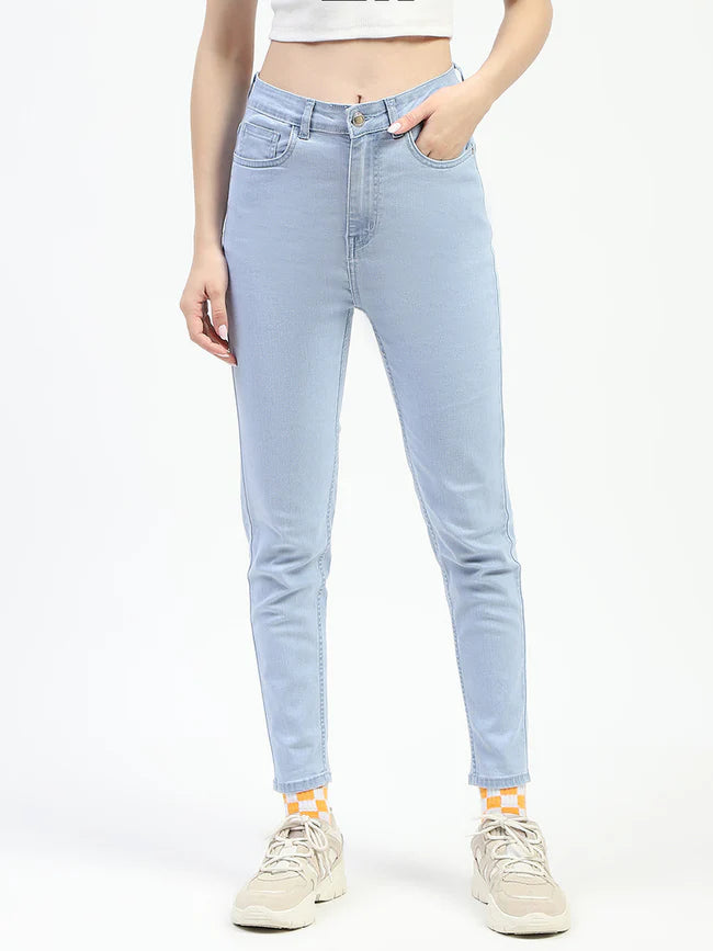 Buy Kolkata Modern Girl Casual Solid Skinny Jeans Online